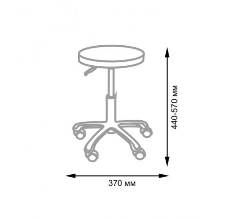 Стул мастера АСТЕК низкий