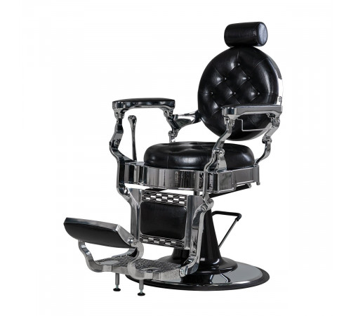 Кресло мужское барбер Ричард с каретной стяжкой
