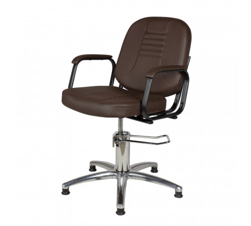 Кресло парикмахерское БРИЗ гидравлика хром