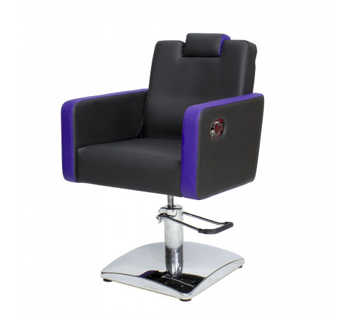 Парикмахерское кресло МД-166 гидравлика, регулировка спинки и подголовника
