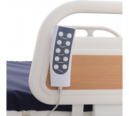 Кровать реанимационная электрическая (5 функций) (МЕ-4019Н-00) с выдвижным ложементом и растоматом CPR+аккумулятор с растоматом