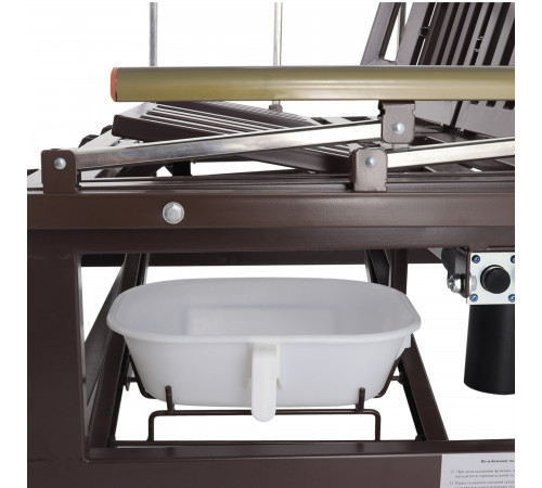 Кровать электрическая DB-11А (МЕ-5228Н-03) ЛДСП Венге Гибридный привод возможность управлять секциями без электроэнергии!