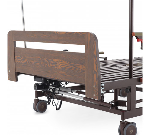 Кровать электрическая DB-11А (МЕ-5228Н-03) ЛДСП Венге Гибридный привод возможность управлять секциями без электроэнергии!