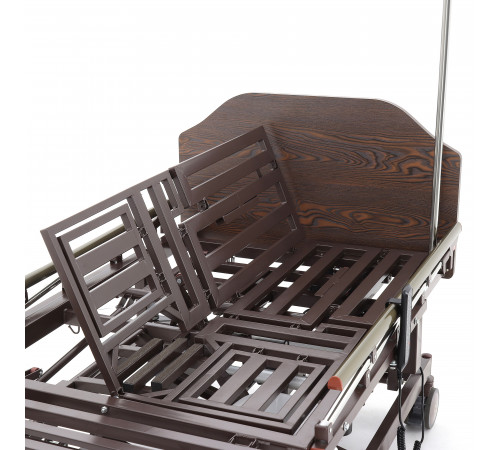 Кровать электрическая DB-11А (МЕ-5228Н-12) ЛДСП Венге с боковым переворачиванием, туалетным устройством и функцией «кардиокресло»