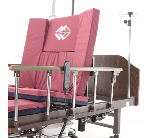 Кровать электрическая YG-3 (МЕ-5228Н-13) ЛДСП Венге с боковым переворачиванием, туалетным устройством и функцией «кардиокресло»