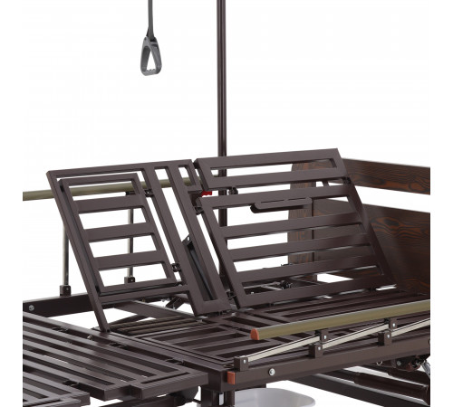 Кровать механическая Е-45А (ММ-5128Н-02) с боковым переворачиванием, туалетным устройством и функцией «кардиокресло»