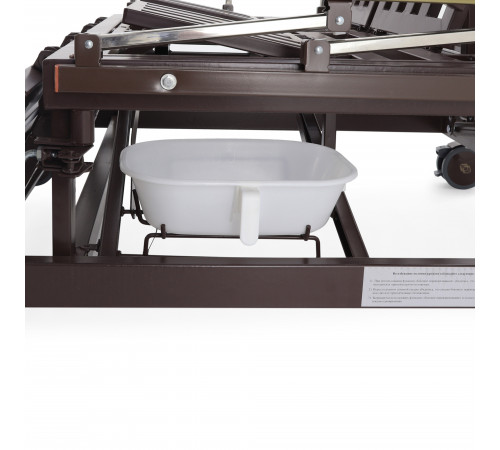 Кровать механическая Е-45А (ММ-5128Н-02) с боковым переворачиванием, туалетным устройством и функцией «кардиокресло»