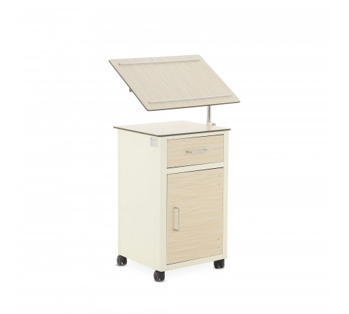 Тумба прикроватная с поворотной столешницей из HPL пластика ПТ-001