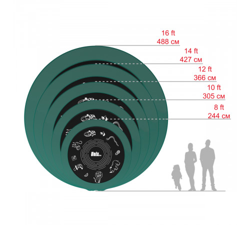 Батут UNIX Line SUPREME GAME 12 ft