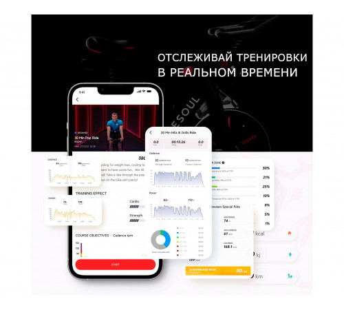 Велотренажер Yesoul Smart M1 BLACK