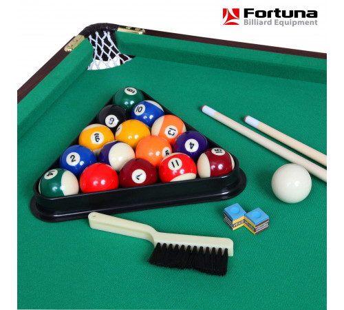 Бильярдный стол Fortuna Пул 5фт 9 в 1 с комплектом аксессуаров
