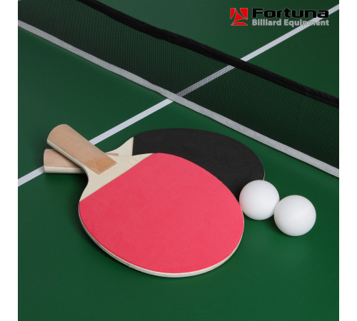 Бильярдный стол Fortuna Русская Пирамида 4фт 9 в 1 с комплектом аксессуаров