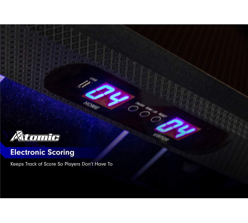 Настольный футбол (кикер) «Azure» (148x78x87 см, черный)