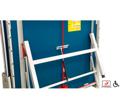 Теннисный стол складной для помещений "K-2023 ITTF Indoor" (274 Х 152.5 Х 76 см ) с сеткой