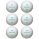 Мяч для настольного тенниса 1* Elite, белый 6 шт.