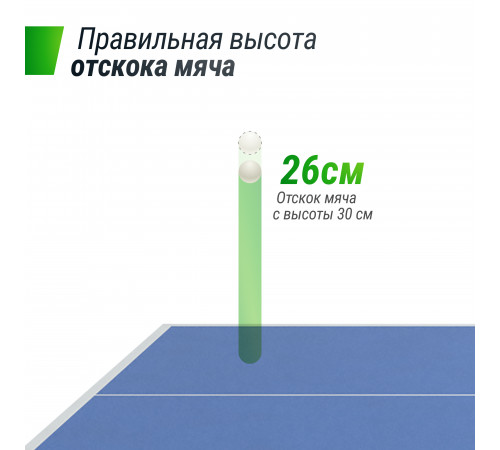 Профессиональный теннисный стол UNIX Line 25 mm MDF (Blue)