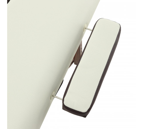 Массажный стол складной деревянный JF-AY01 2-х секционный (темная рама)