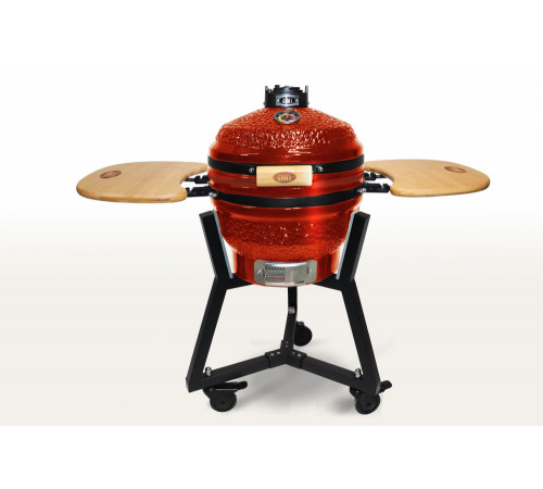 Керамический гриль-барбекю 16 дюймов (красный) (39,8 см)