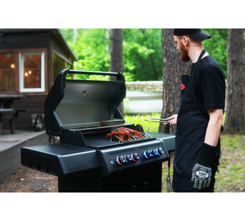 Газовый гриль 4+2 горелки