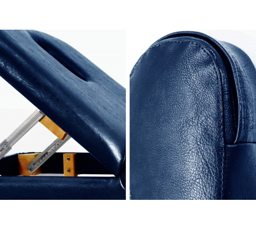 Массажный стол Relax Comfort синяя кожа (№4)