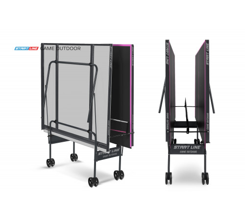 Теннисный стол Game Всепогодный с сеткой Black