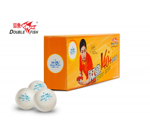 Мячи для н/т Double Fish 1* Volant (10 шт/упак.) р-р.40+