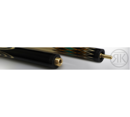 Кий Алмаз, черный граб/белый граб/ясень, 5-запилов, 2PC