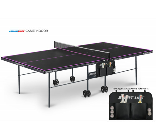 Теннисный стол Game с сеткой Black