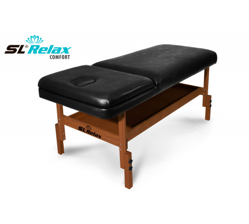 Массажный стол Relax Comfort черная кожа (№4)